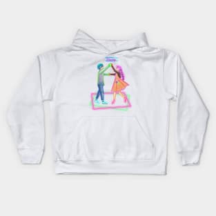 Dancing Couple Kids Hoodie